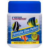 Océan Nutrition Formula One, bocal 100 g avec pellets délicats pour poissons tropicaux.