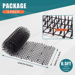 OceanPAX Tapis dissuasion chat rails-balcon, usage intérieur et extérieur.