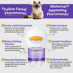 Ambiance pièce avec OcePor, diffusion calme favorisant un espace serein pour le chat.