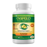 Ocu-GLO Vision, bouteille de gélules liquides, soutien possible à la santé des yeux du chien