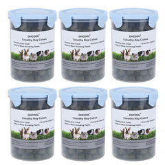Ohcool Cubes Foin Timothy – format mini adapté aux petites bouches des animaux.