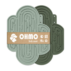 OHMO tapis de léchage cactus pour chiens et chats, favorise l’attention et l’exploration.