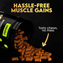 OKKÖBI 11-en-1 bouchées muscle, emballage pratique pour l’alimentation quotidienne.