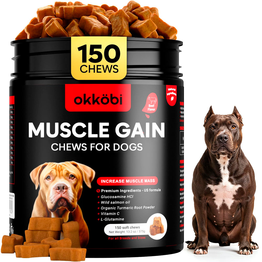 OKKÖBI 11-en-1 bouchées musculaires: soutien potentiel pour chiens actifs