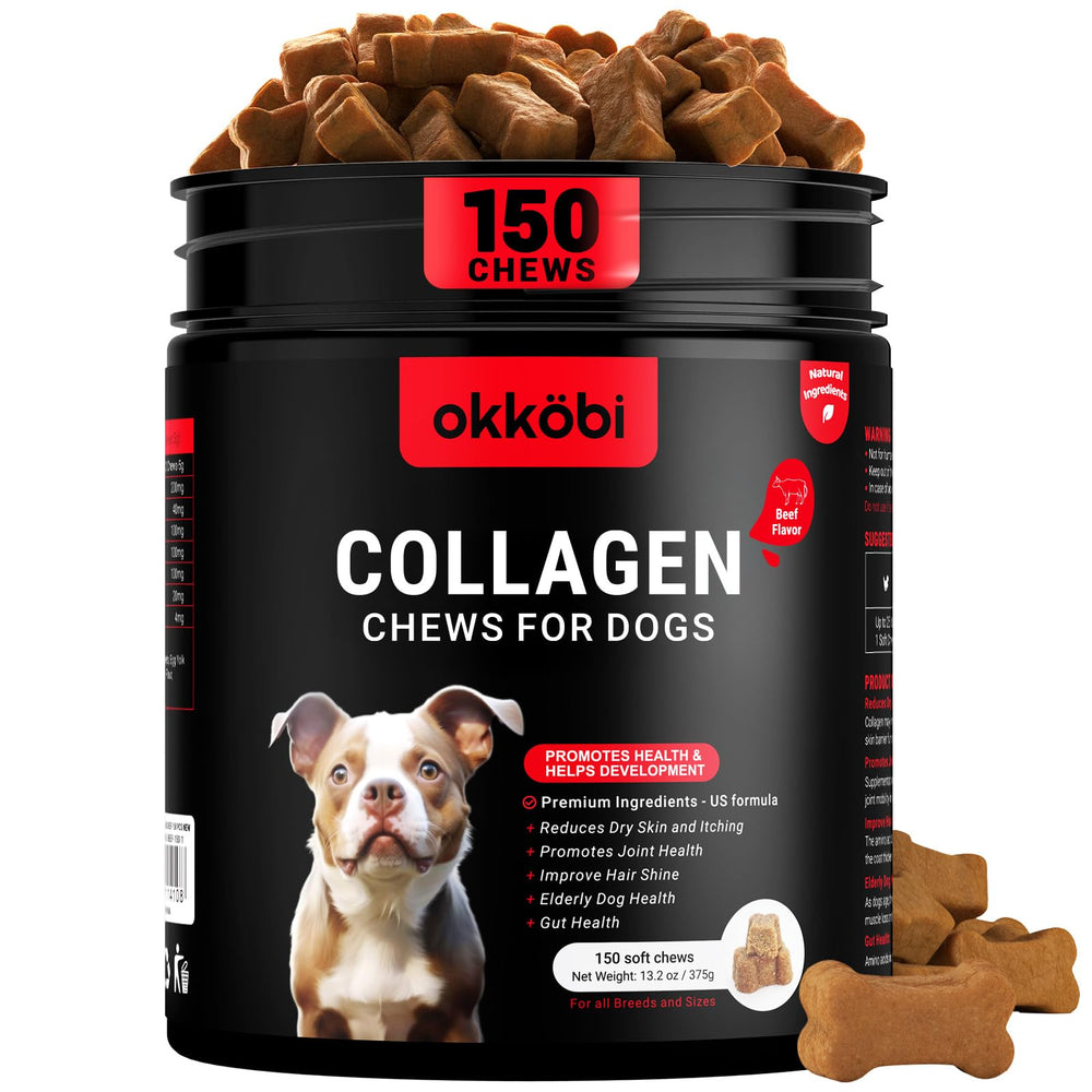 OKKÖBI Collagène pour chien – articulation et mobilite, soutien quotidien.