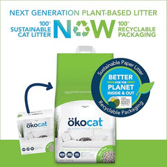 ökocat litière pellets papier absorbante: grande capacité d'absorption pour nettoyage facilité