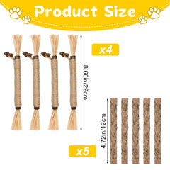 Okxiri batons silvervine pour chats: favorise l'activité et l'exercice