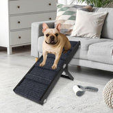 Okydoky rampe pour petit chien sur canapé, montée en douceur.