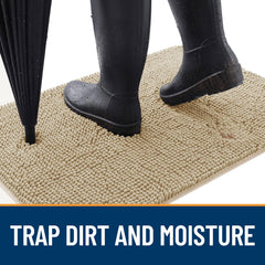 Tapis OLANLY absorbant, élimine rapidement humidité et saleté près de l entrée.