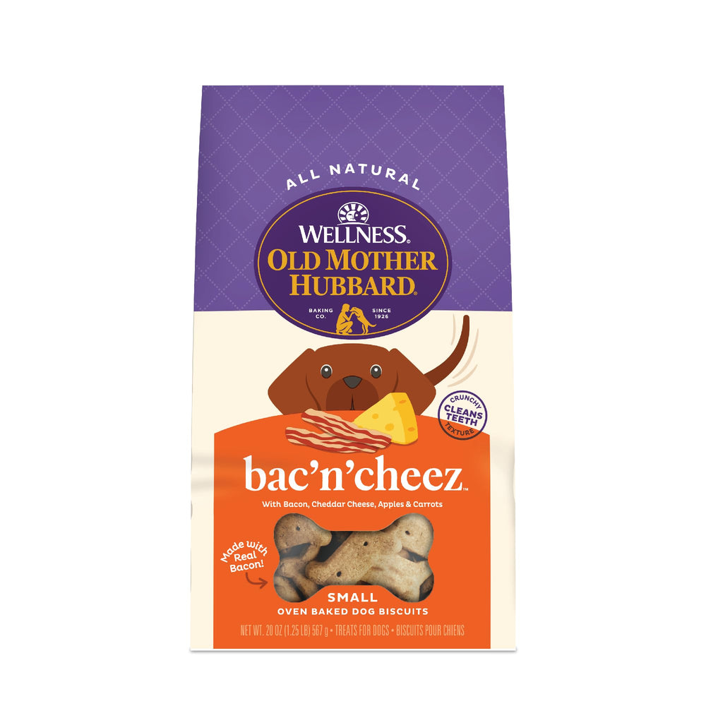 Old Mother Hubbard Bacon-Cheddar Petit Biscuit: friandise savoureuse pour récompenser lors d’un entraînement