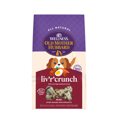 Old Mother Hubbard Liv'R'Crunch mini biscuit foie de poulet idéal pour le dressage.