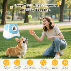 OLenyer lanceur mode distance 10-20-30 pieds bleu