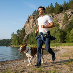 OllyDog Goodie Bag tissu recyclé, choix durable pour les sorties avec chien