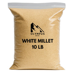 Paquet hermetique Olympus Myco Millet Proso assure fraîcheur et conservation.
