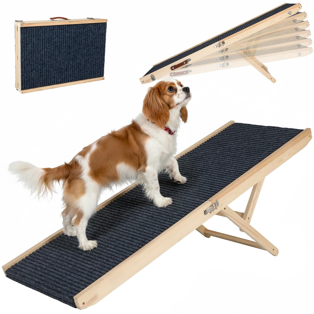 OLYMSOLD Rampe bois chien-canapé: accès facilité et sûr pour vos animaux