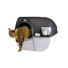 Omega Paw Elite Roll 'n Clean, système tamis sépare déchets rapidement.
