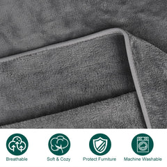 Onarway couverture chien-gris 28x20, idéale pour protéger les meubles.