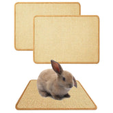 Oncpcare tapis-grattage lapin naturel : surface sûre pour le grattage quotidien.