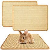 Oncpcare tapis-griffes-lapin-sisal surface naturelle pour griffes et jeu