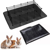 Oncpcare tapis parc impermeable noir 59x39 surface facile a nettoyer pour petits animaux