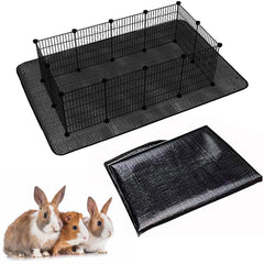 Oncpcare tapis parc impermeable noir 59x39 surface facile a nettoyer pour petits animaux
