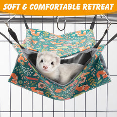 Tunnel furet ondware offrant espace de jeu et détente dans la cage