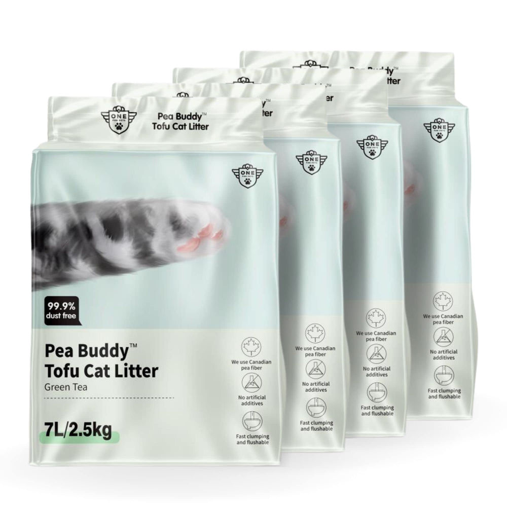 One for Pets litière pois texture douce pour pattes sensibles