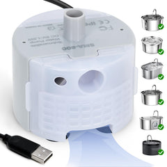 ONECUTE pompe-remplacement-silencieuse pour fontaine inox, fonctionnement discret pour la maison