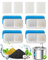 Oneisall filtre pour fontaine chat 2L, remplacement facile pour eau fraîche.