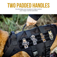 ONETIGRIS harnais MOLLE avec poches friandises pour accessoires