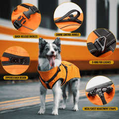 OneTigris manteau chien doublure polaire, chaleur douce lors des balades froides.