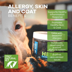 Only Natural Pet Allergies saison soutien immunitaire: antioxydants naturels.