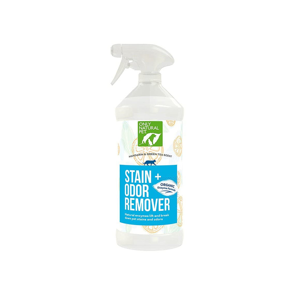 Only Natural Pet – Bouteille d'éliminateur à enzymes pour taches et odeurs, prêt à usage.