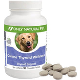 Only Natural Pet – complément thyroïde chien à mâcher, soutien quotidien