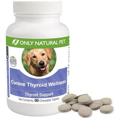 Only Natural Pet – complément thyroïde chien à mâcher, soutien quotidien