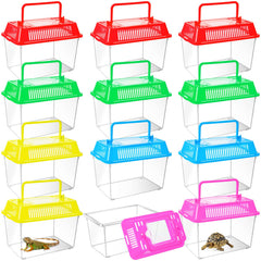 Boîtes reptile transparente Onlyfu pour transport et observation.