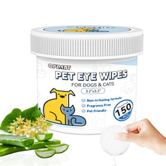 Lingettes Opdent pour les yeux du chien, emballage pratique.