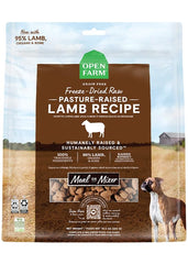 Open Farm agneau lyophilisée Nuggets: apport protéique pratique pour repas.