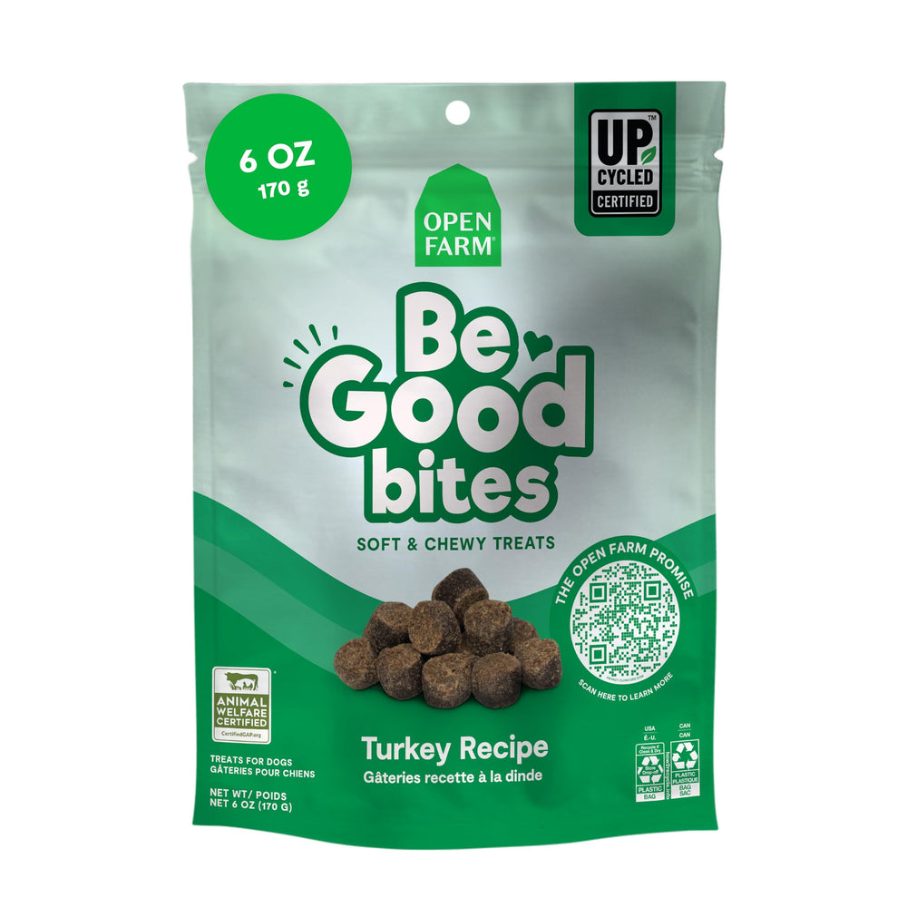 Open Farm Be Good Bites – petits morceaux d'entraînement savoureux pour chiens