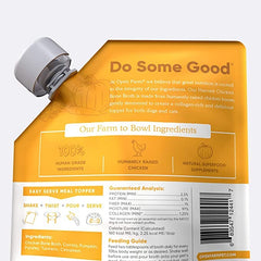 Open Farm Bouillon d’Os Harvest Bol — servi sur les repas des chiens et chats.