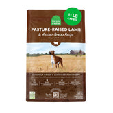 Open Farm croquettes à l'agneau et pâturage, riches en protéines pour chiens actifs.