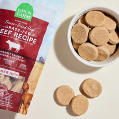 Open Farm galettes organes et os: texture croquante et nutriments essentiels