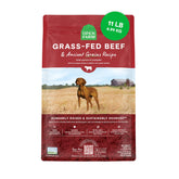 Open Farm-grains-anciens-ingrédients: protéines et fibres naturelles pour chiens actifs.