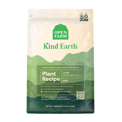 Open Farm Kind Earth croquettes-base-plantes, croquantes et savoureuses pour chiens.