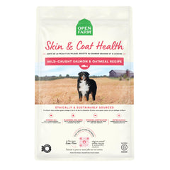 Open Farm saumon poil brillant: pelage éclatant grâce au saumon et vitamine E.