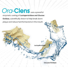 Ora-Clens Chews respiration-fraiche et nettoyage en douceur pour votre chien.