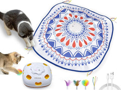 ORSDA: jouet chat 4-en-1 interactif pour stimulation mentale et activité physique sécurisée