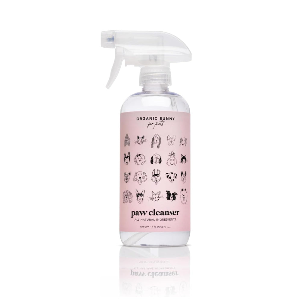 Organic Bunny Nettoyant Pattes - bouteille: nettoie et déodorise en douceur pour les pattes.