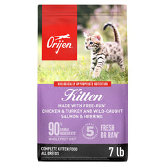 ORIJEN Chaton sac-face-avant: emballage premium pour une nutrition adaptée au chaton