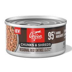 ORIJEN Entrée Régionale Rouge: boîtes trois onces, repas appétissant et hydratant pour votre chat.